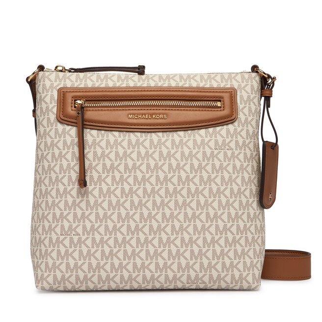 Torebka MICHAEL Michael Kors Jet Set Travel 32S6GTVC7B Kremowy -