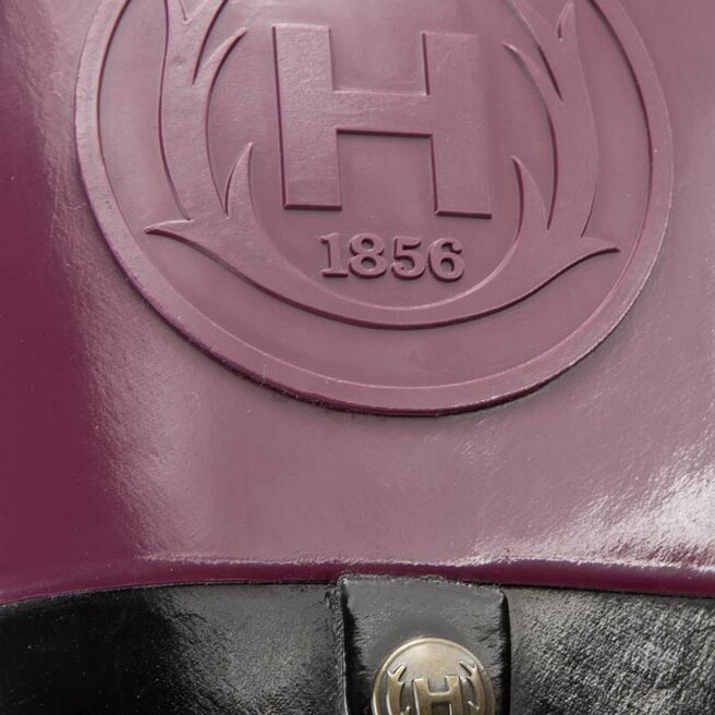 Hunter Bottes de pluie Hunter Sandhurst Caryle W25251 Black/Dark Ruby