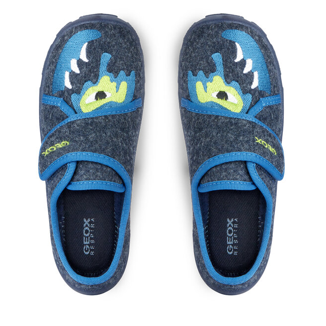 Geox Bačkory Geox J Nymel Boy J26FQA 0NY11 C0749 Navy/Lime