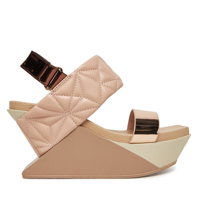 Sandały United Nude Delta Wedge Puffy - Beżowy