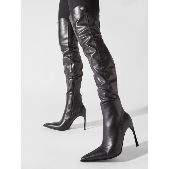 Overknees Versace Jeans Couture 75VA3S26 Schwarz | eschuhe.de