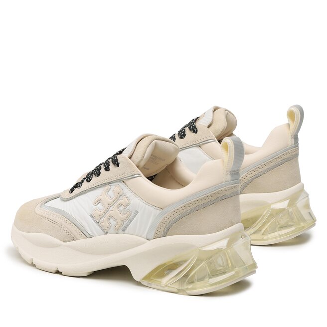 Tory Burch Αθλητικά Tory Burch Good Luck Bubble Trainer 143969 New Ivory/Light Cream/Frost 100