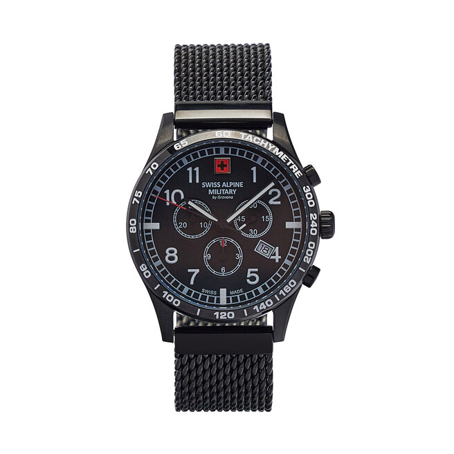 Zegarek Swiss Alpine Military - Czarny