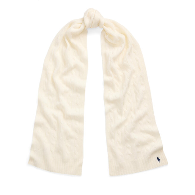 Szalik Polo Ralph Lauren 455956296002 Kremowy -