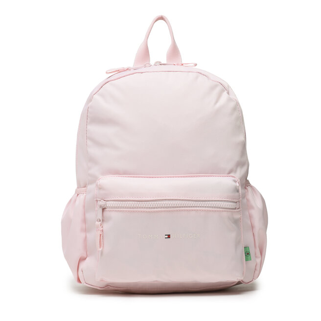 Zaino Tommy Hilfiger Th Essential Backpack AU0AU01616 Rosa escarpe.it
