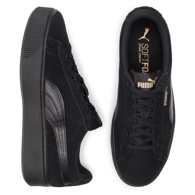 puma vikky stacked all black