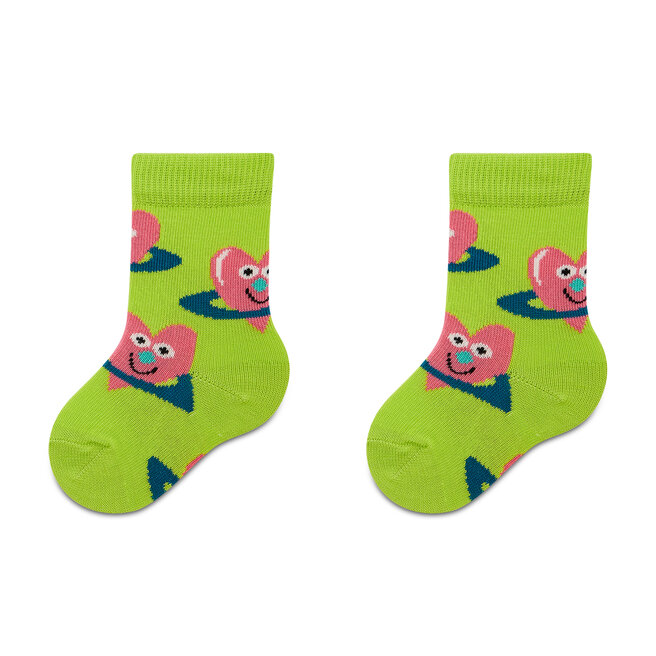 Happy Socks Σετ ψηλές κάλτσες παιδικές 3 τεμαχίων Happy Socks XKHNS08-3303 Kolorowy