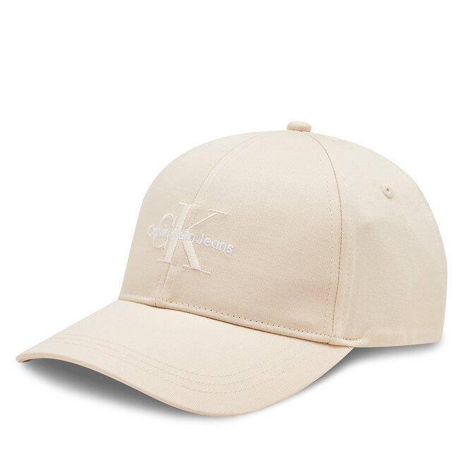 Czapka z daszkiem Calvin Klein Mono Logo Embro - Różowy