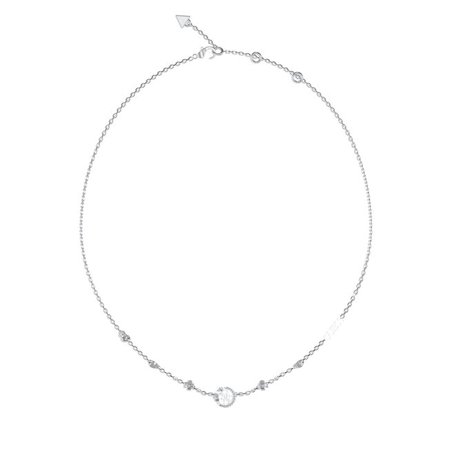 Naszyjnik Guess JUBN05 - Srebrny