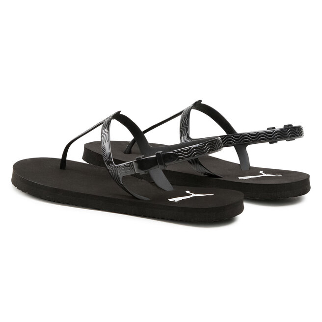 Puma black deals flip flops