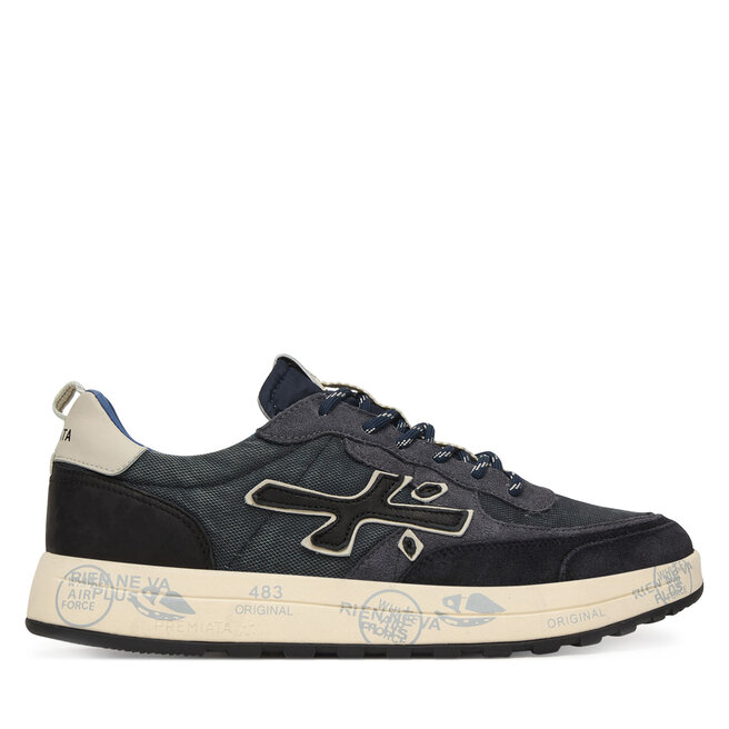 Sneakersy Premiata Nous Var 7726 Granatowy - męskie