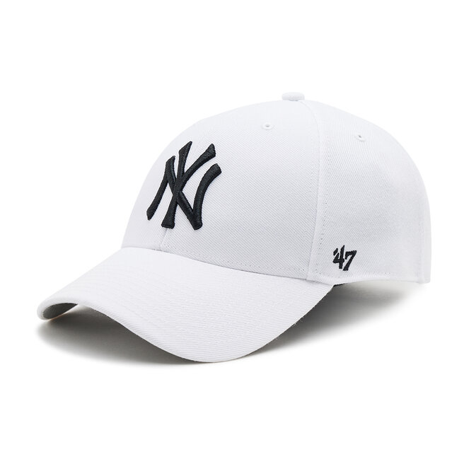 Καπέλο Jockey 47 Brand New York Yankees B-MVP17WBV-WHF Λευκό