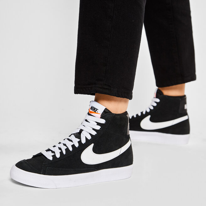 nike blazer black and orange