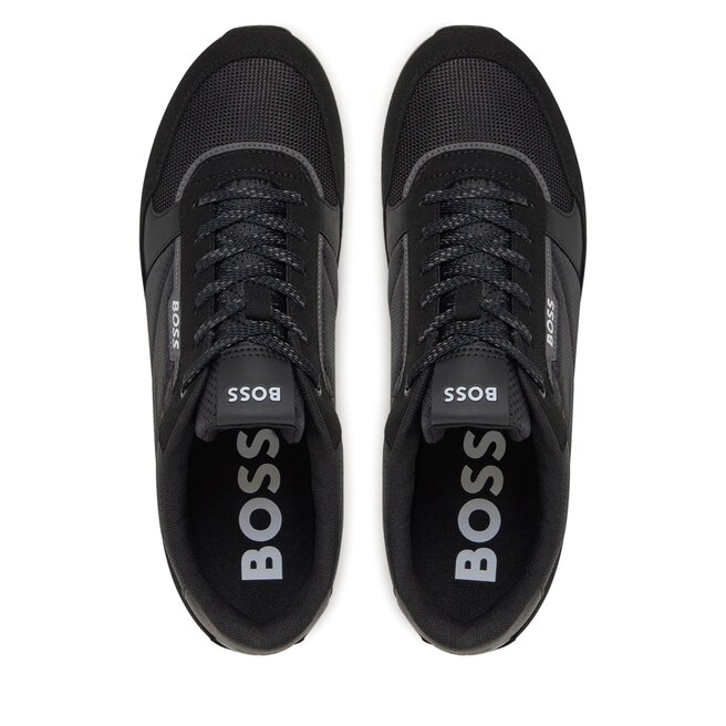 All black store hugo boss trainers