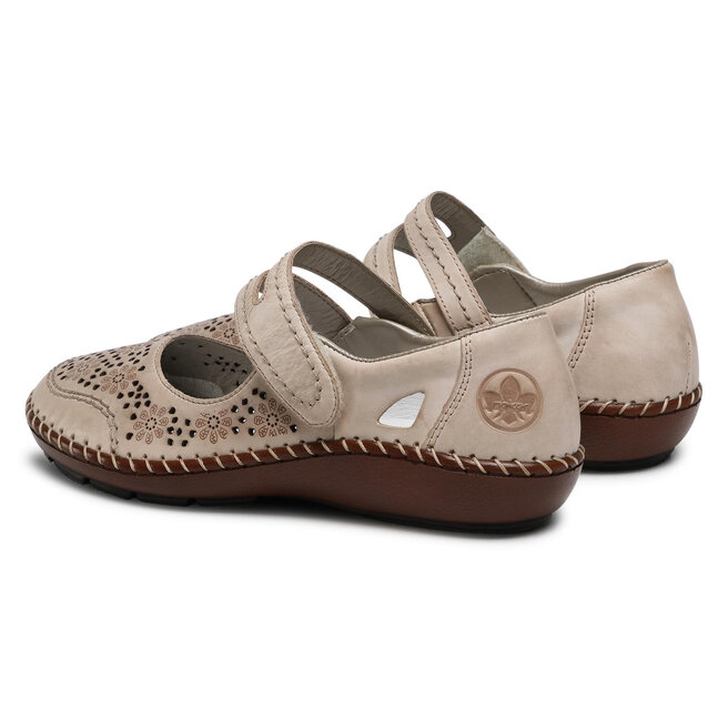 Rieker Félcipő Rieker 44875-60 Beige 1