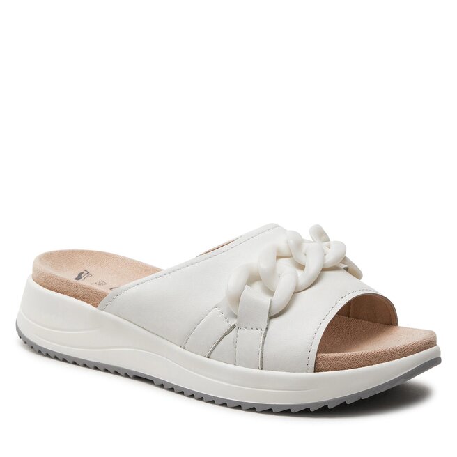 Mules Tamaris 1-27204-42 En Cuir - Talon 5cm | Confort ANTIslide