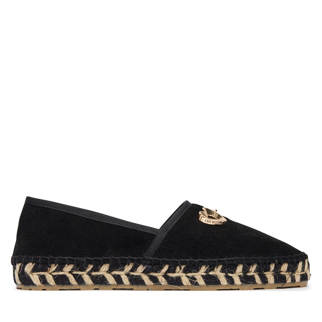 Espadryle LOVE MOSCHINO JA10552G0OIG5000 Czarny - kobiece