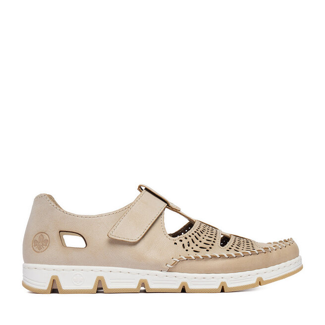 Półbuty Rieker CEO-49958-61 Beżowy - kobiece