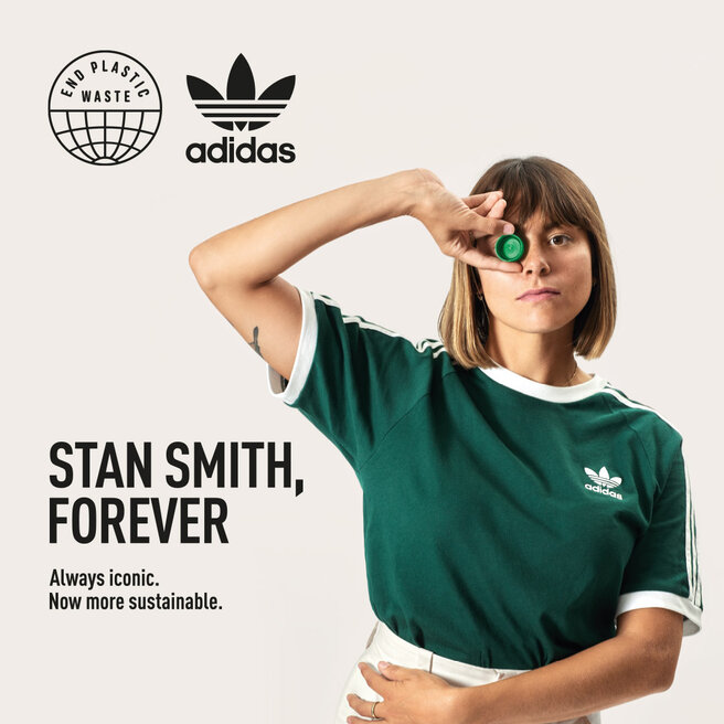 adidas Обувки adidas Stan Smith J H68621 Ftwwht/Ftwwht/Dkblue