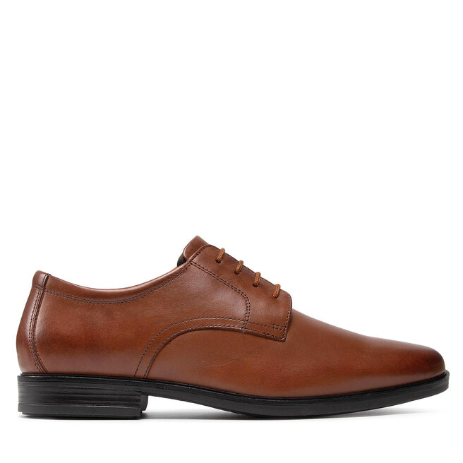 Półbuty Clarks Howard Walk - Brązowy