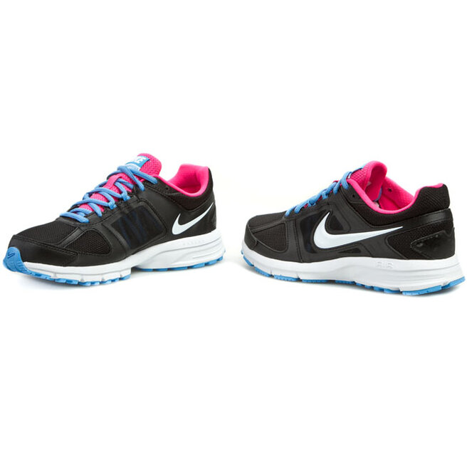Zapatos Nike WMNS AIR RELENTLESS MSL 616597 011 Black/ White/ Hyper Pink/ Blue • Www.zapatos.es