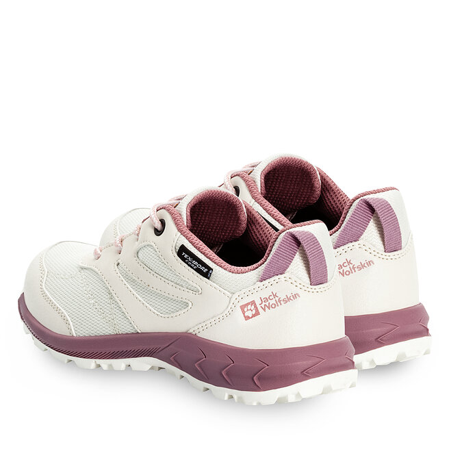 Jack Wolfskin Pārgājienu apavi Jack Wolfskin Woodland Texapore Low K 4042162 Egret