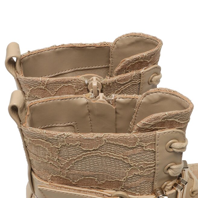 Guess Polokozačky Guess Madox4 FL5MX4 LAC10 BEIGE