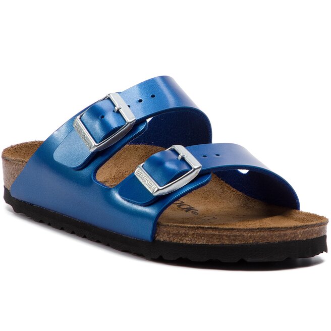 Birkenstock arizona electric metallic ocean new arrivals