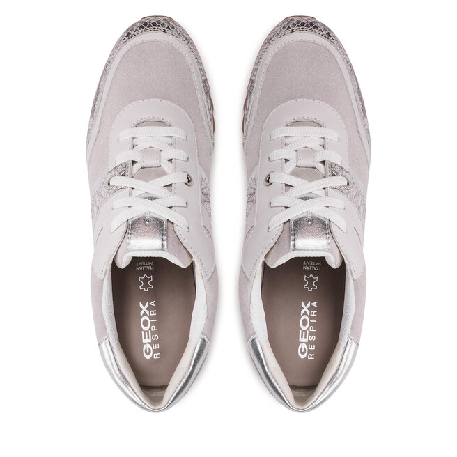 Geox Sneakers Geox D Tabelya A D16AQA 085RY C0007 White/Silver