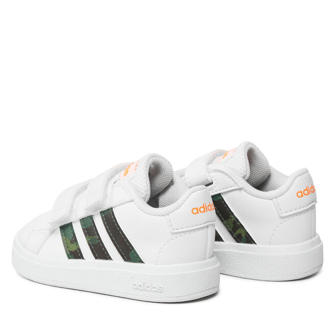 adidas Pantofi adidas Grand Court Lifestyle Hook and Loop Shoes IF2886 Alb