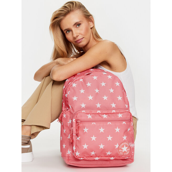 Converse Batoh Converse GO TO PRINT 10019901-A26 Bright Pink