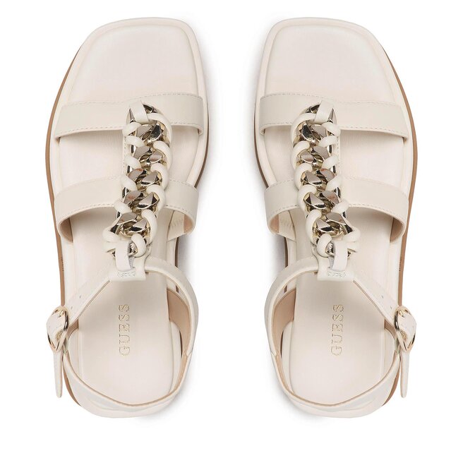Guess Szandál Guess Vadika FL6VAD LEA03 WHITE