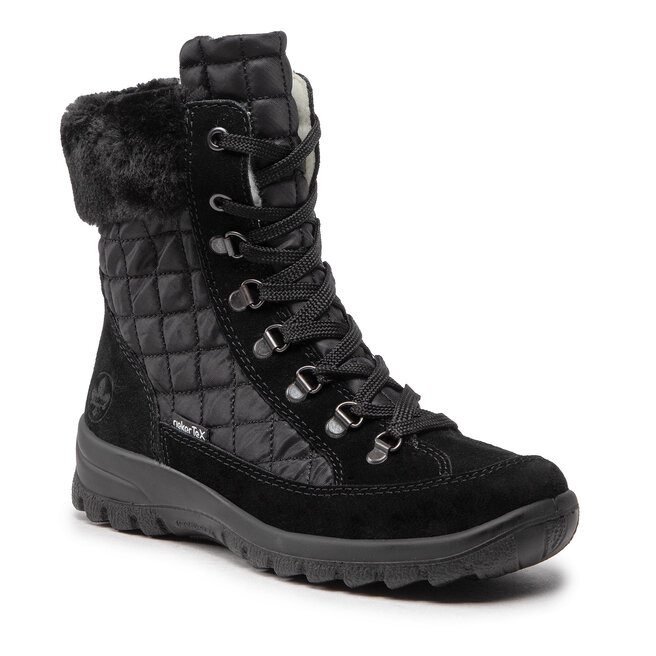 Botine Rieker L7141-00 Schwarz altele-Botine imagine noua