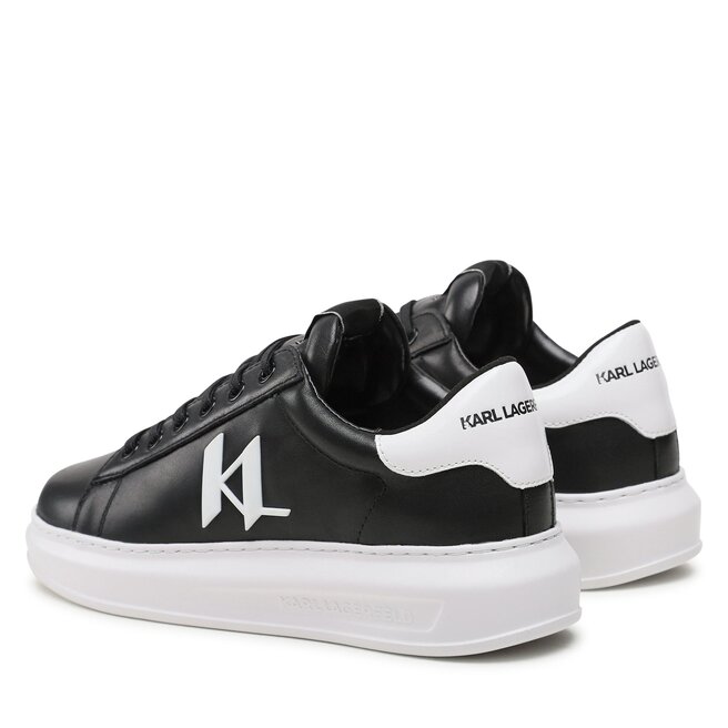 KARL LAGERFELD Sneakersy KARL LAGERFELD KL52515A Black Lthr
