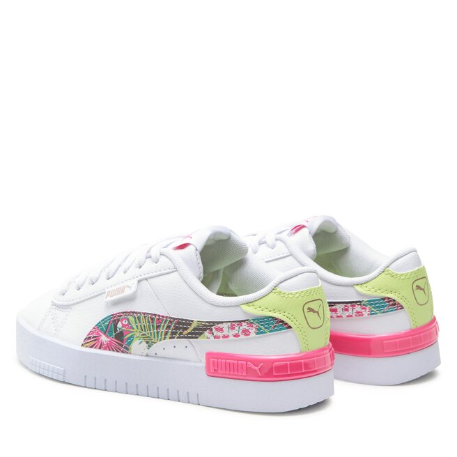 Puma Сникърси Puma Jada Vacay Queen Jr 389750 03 White/Lily/Pink/Black/Gold