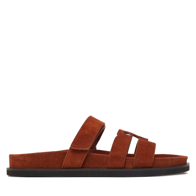 Klapki Tory Burch Ines Sport Slide 163481 Brązowy -