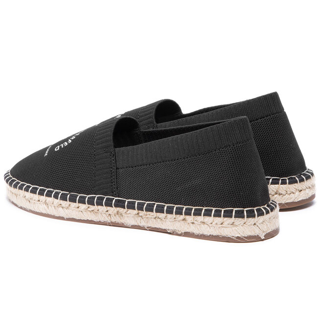 KARL LAGERFELD Espadrile KARL LAGERFELD KL70108 Black Knit Textile