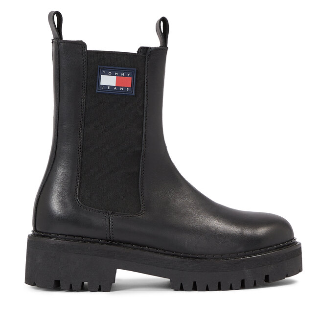 Tommy Jeans Bokacsizma Tommy Jeans Tjw Urban Chelsea EN0EN02298 Black BDS