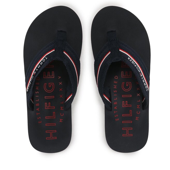 Tommy Hilfiger Flip flop Tommy Hilfiger Corporate Hilfiger Beach Sandal FM0FM04471 Desert Sky DW5