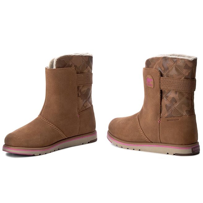Buty Sorel Youth Rylee Camo NY1900 Brązowy