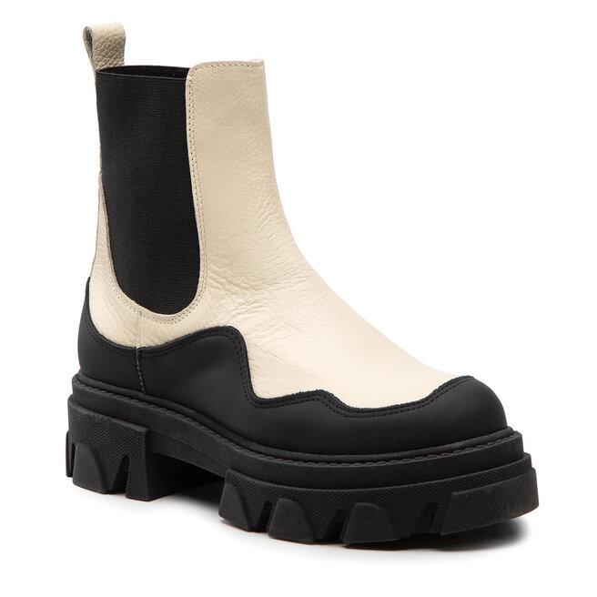 Ghete Jodhpur Steve Madden Merilyn SM11001689-03007-BOB Bone/Black
