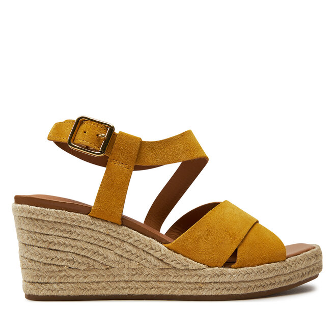 Espadryle Geox D Panarea D45UYD 00022 - Żółty