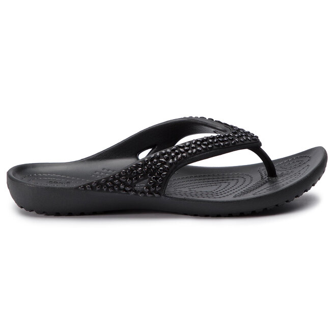 Crocs Kadee Ii Embeliished Flip W 205741 Black obuvki.bg