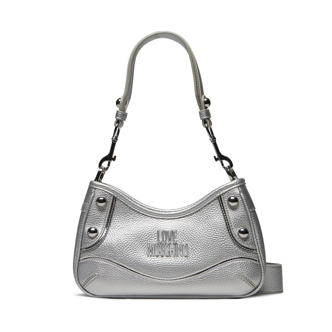 Torebka LOVE MOSCHINO - Srebrny
