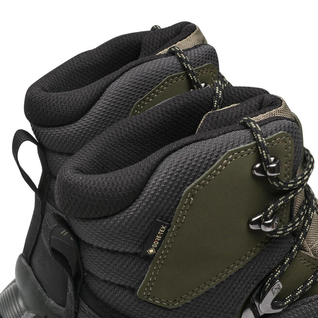 Salomon Botas Salomon X Raise 2 MID GORE-TEX verde azeitona turquesa Salomon First salomon experience Black/Deep Lichen Green/Olive Night