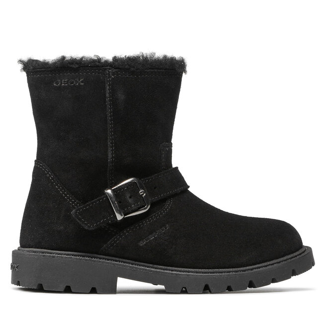 Geox Kozačky Geox J Shaylax G. J16EYD 00022 C9999 S Black