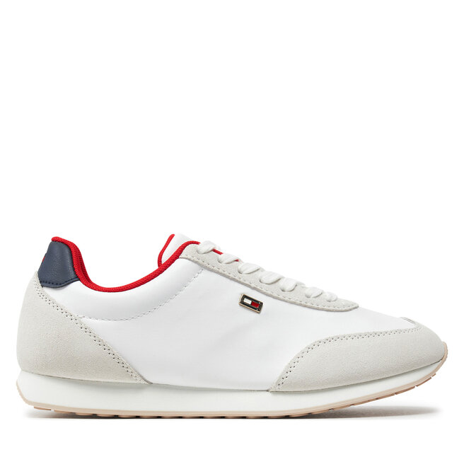 Sneakersy Tommy Hilfiger Flag Heritage Runner - Biały