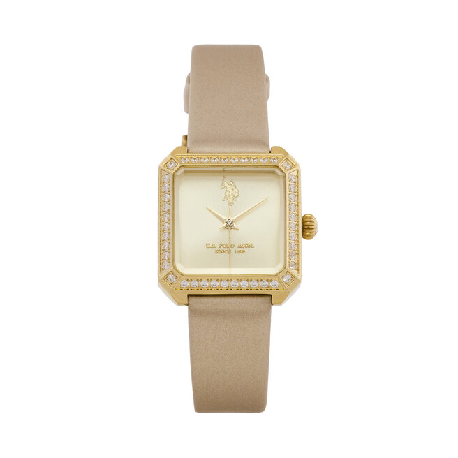 Zegarek U.S. Polo Assn. Brigitte USP8478YG Złoty -