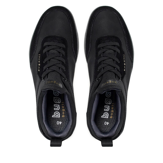bugatti Schnürer schwarz für Herren | Eleganz und Komfort | Perfekte Passform - bugatti shoes