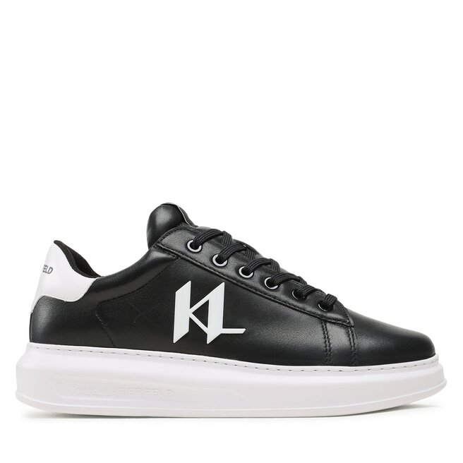 KARL LAGERFELD Sneakersy KARL LAGERFELD KL52515A Black Lthr